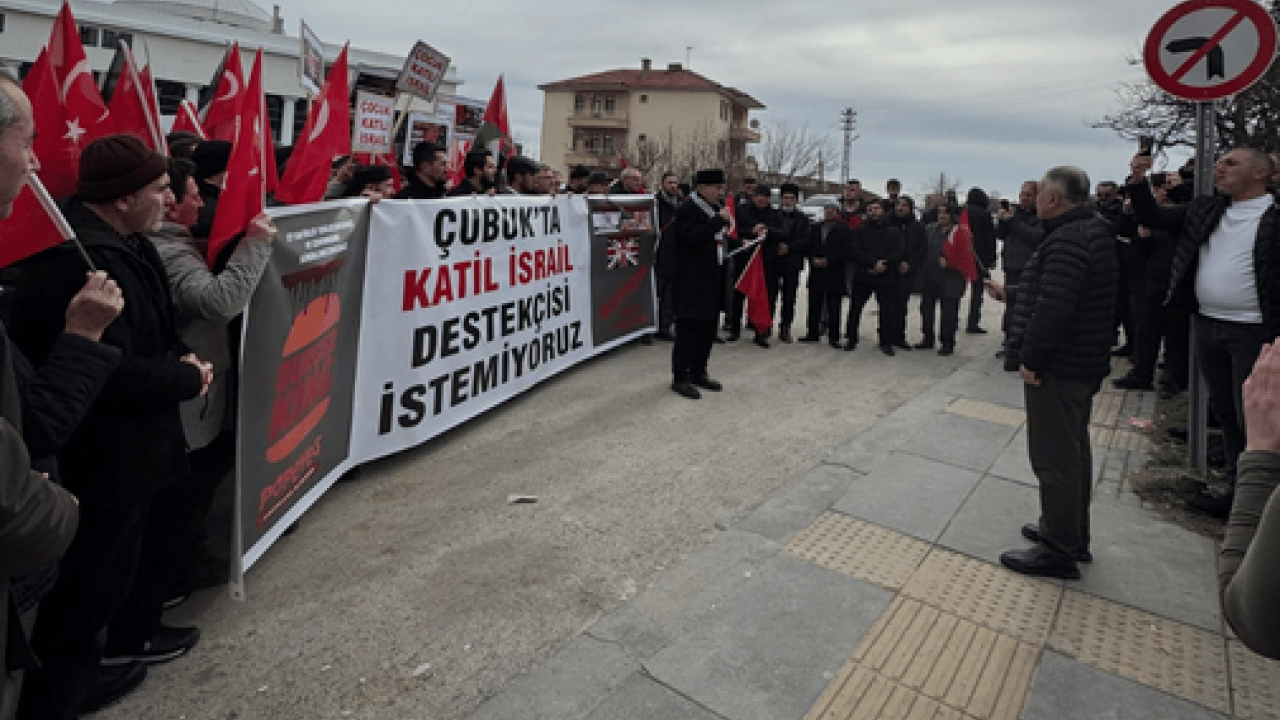 Foto - Çubuk'ta Siyonist İsrail destekçisi Burger King'e büyük tepki