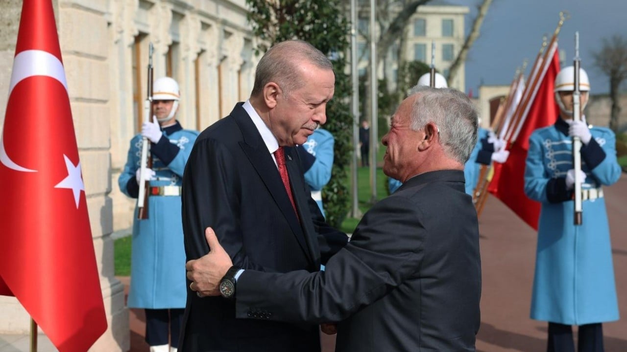 Foto - Cumhurbaşkanı Erdoğan, Ürdün Kralı'nı törenle karşıladı