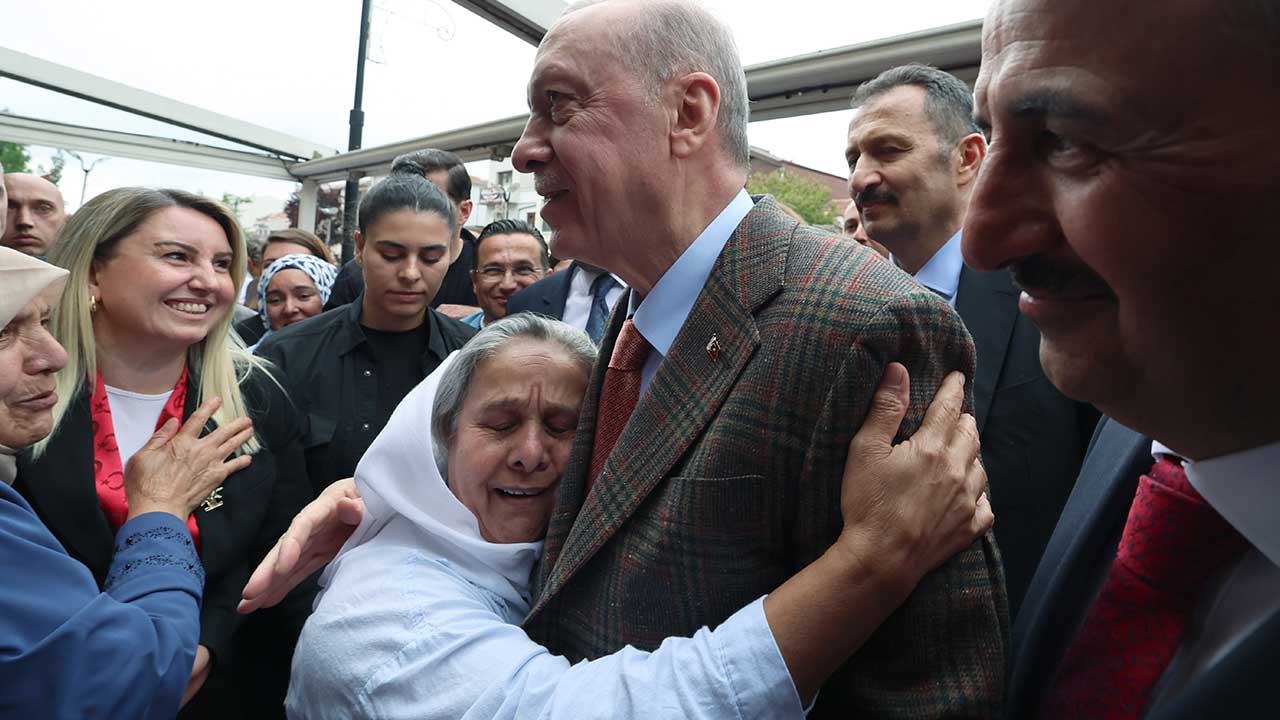 Foto - Cumhurbaşkanı Erdoğan'a Edirne'de sevgi seli