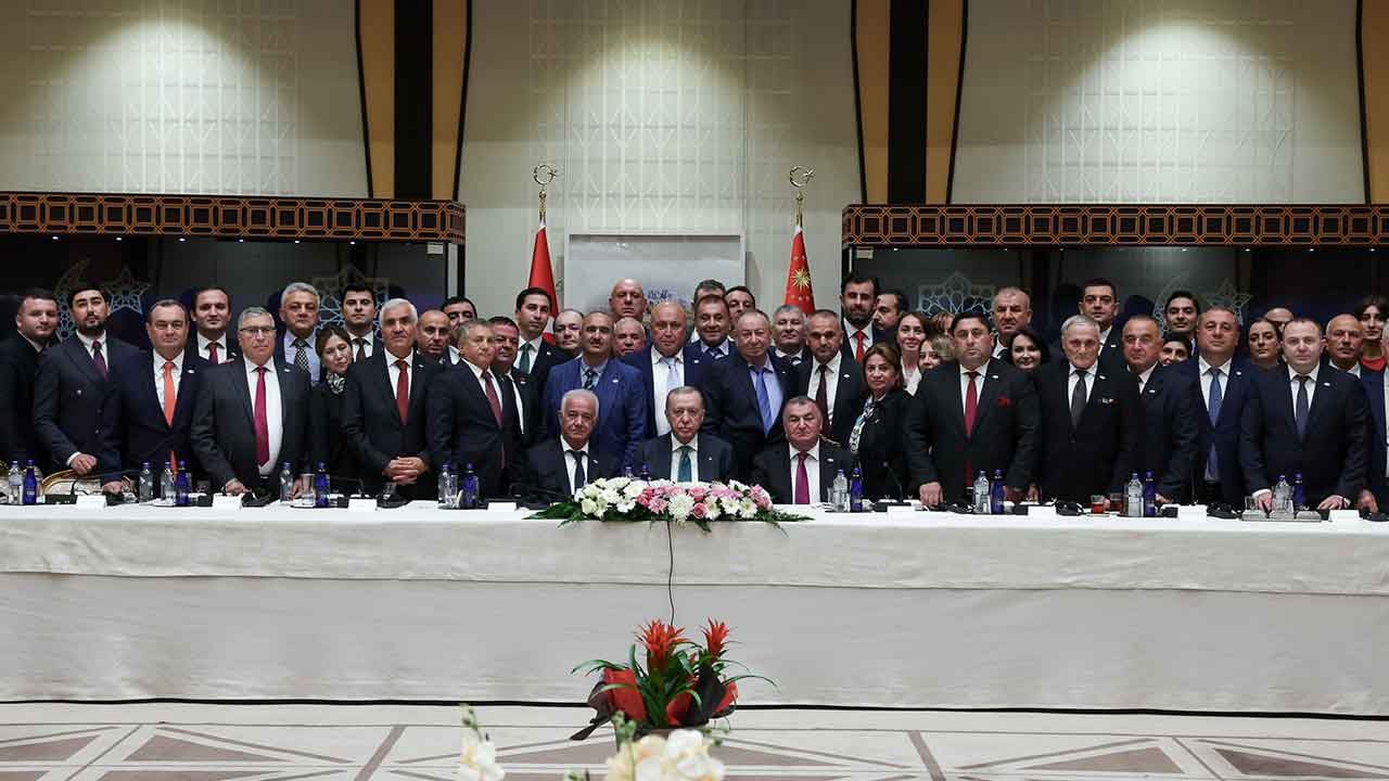 Foto - Cumhurbaşkanı Erdoğan'dan dikkat çeken kabul