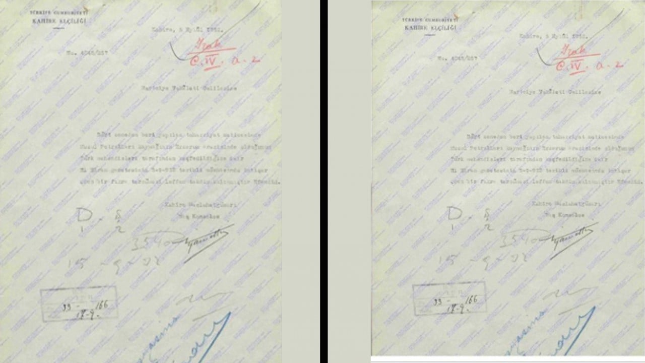 Foto - Cumhuriyet'in ilk yıllarına ait belge ortaya çıktı! Musul petrollerinin kaynağı Erzurum