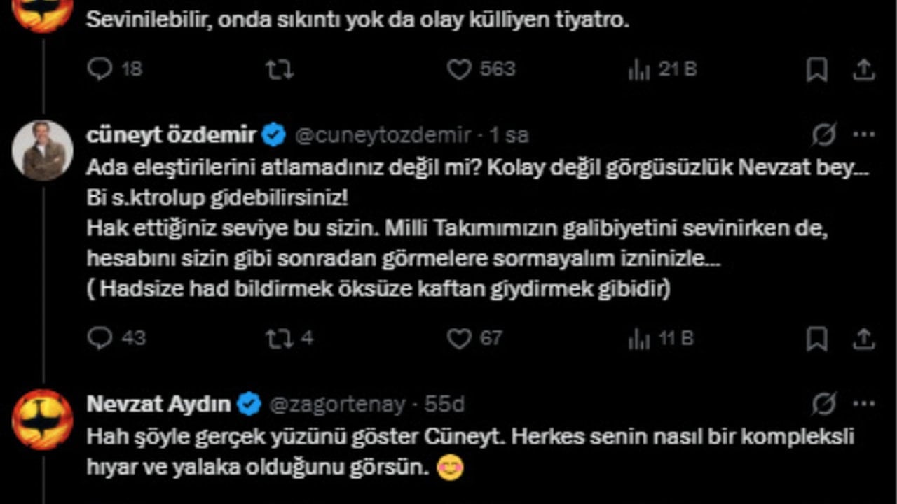 Foto - Cüneyt Özdemir, o gelişme sonrası ünlü işadamına fena saydırdı: "Bi s.ktrolup gidebilirsiniz" 