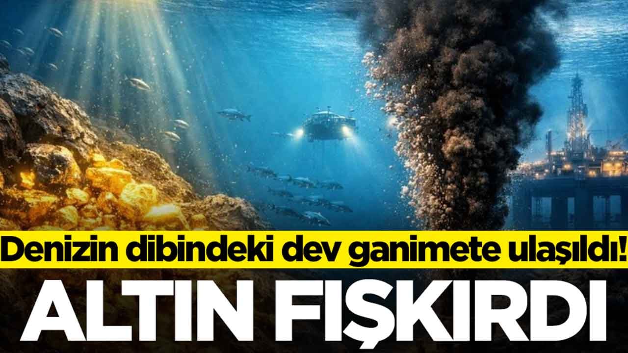 Denizin dibindeki dev ganimete ulaşıldı: Altın fışkırdı