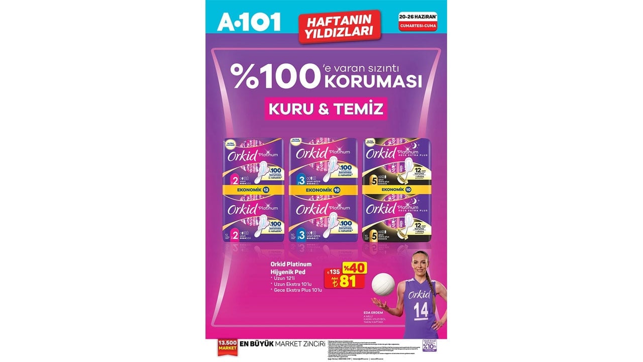 Foto - Dev fırsatlar başladı! A101’de 20-26 Haziran 2026 indirimleri bomba gibi geldi