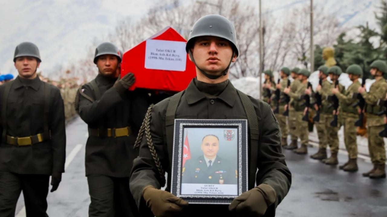 Foto - Devlet erkanı ve binlerce vatandaş saf tuttu: Şehit Talat Okur ebediyete uğurlandı