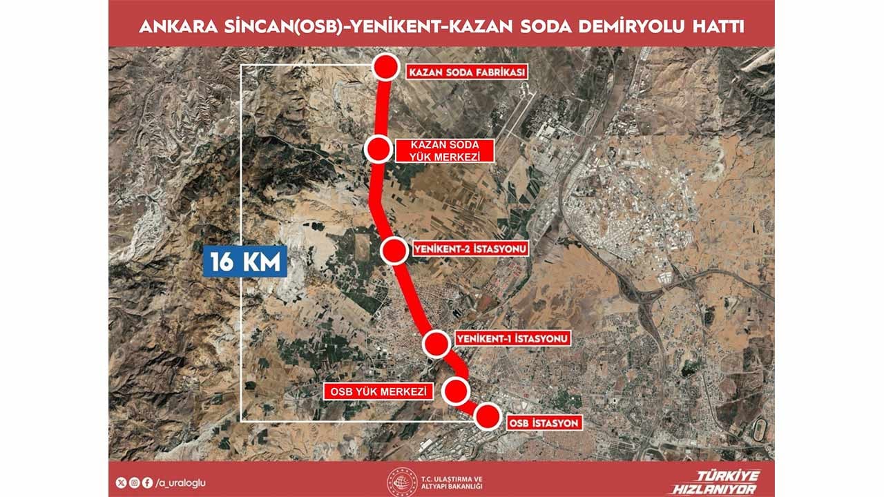 Foto - Devlet yapıyor iş bilmez Mansur Yavaş bakıyor! Ankara’nın raylı ulaşıma yeni halka