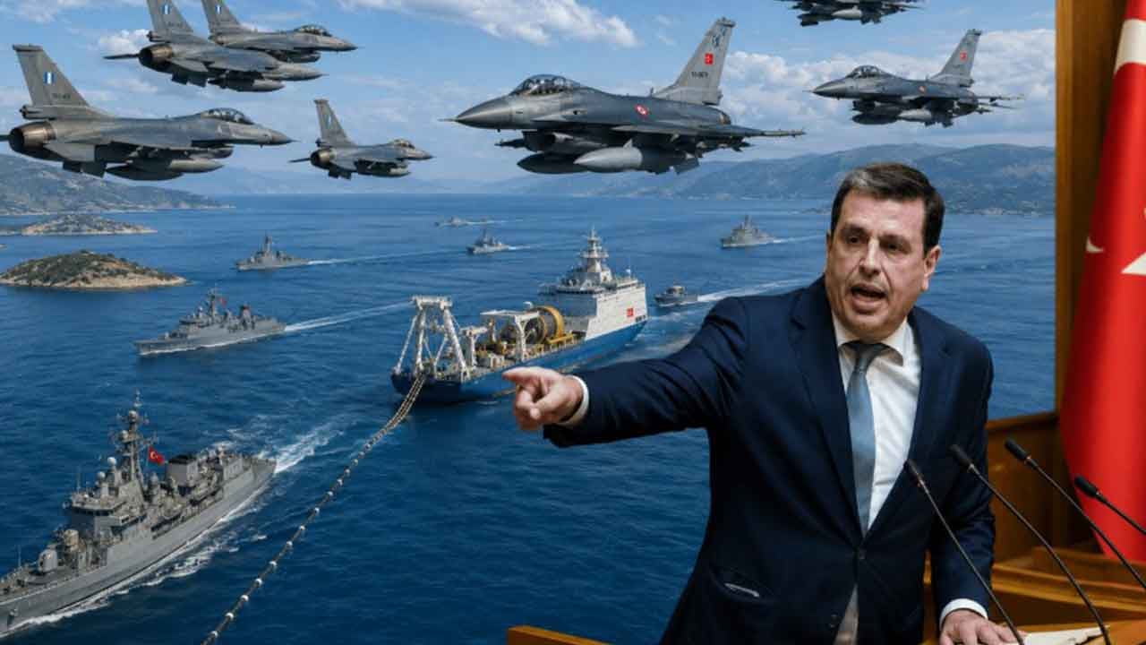 Foto - Dimitris Keridis'ten alçak tehdit: Türkiye buna cüret edip bizi engellerse savaş çıkar