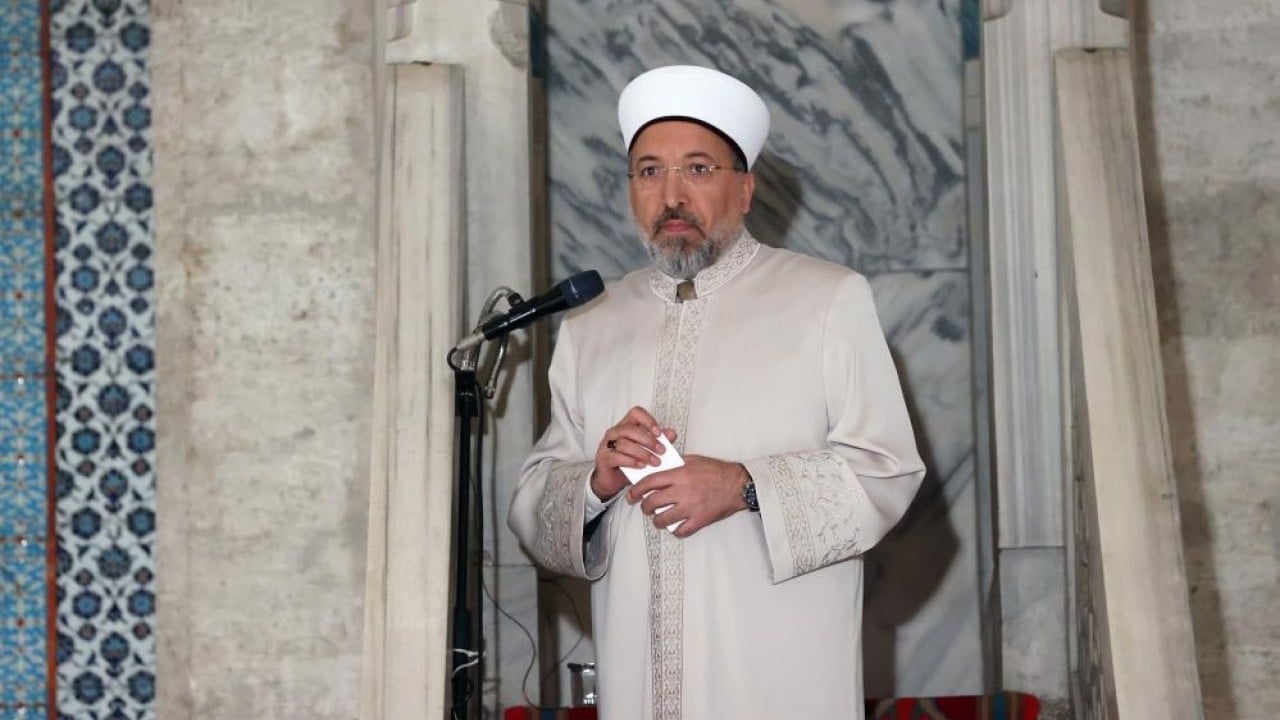 Diyanet İşleri Başkanı Arpaguş hutbe verdi