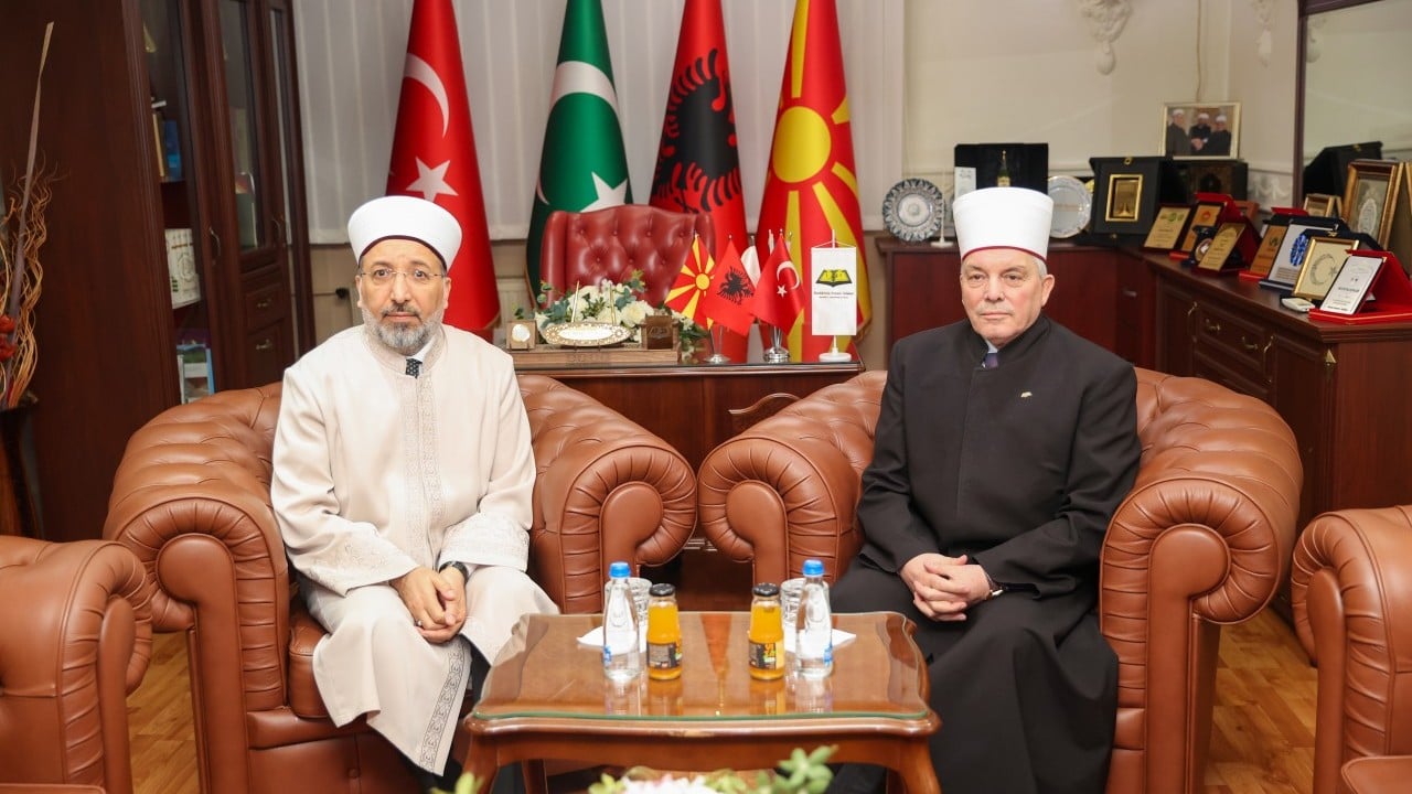 Foto - Diyanet İşleri Başkanı Arpaguş, Kuzey Makedonya’da bir dizi ziyarette bulundu 