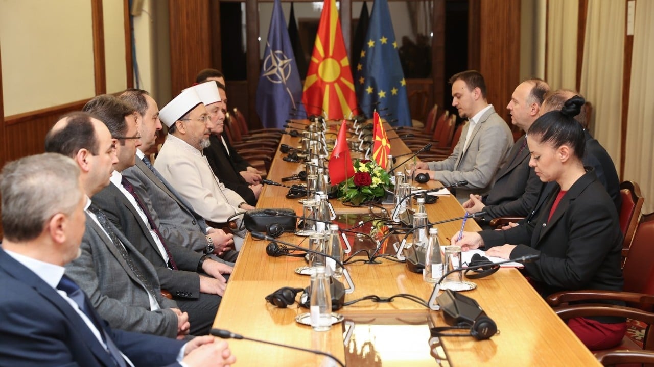 Foto - Diyanet İşleri Başkanı Arpaguş, Kuzey Makedonya’da bir dizi ziyarette bulundu 