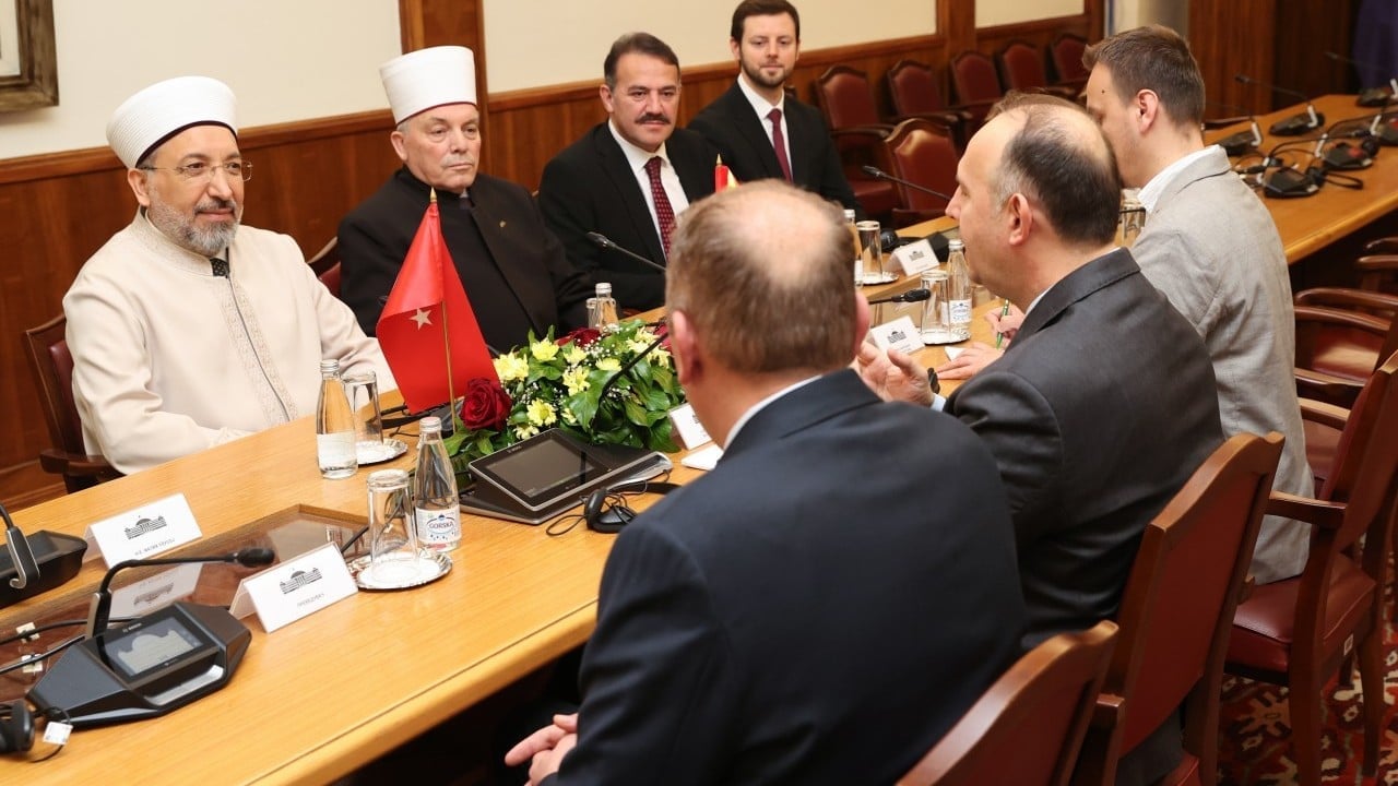 Foto - Diyanet İşleri Başkanı Arpaguş, Kuzey Makedonya’da bir dizi ziyarette bulundu 