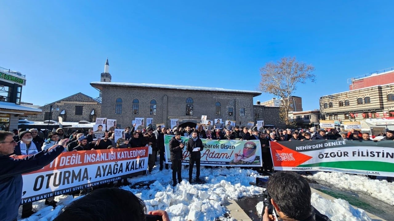Foto - Diyarbakır'da Ebu Ubeyde için duygusal anma ve basın açıklaması