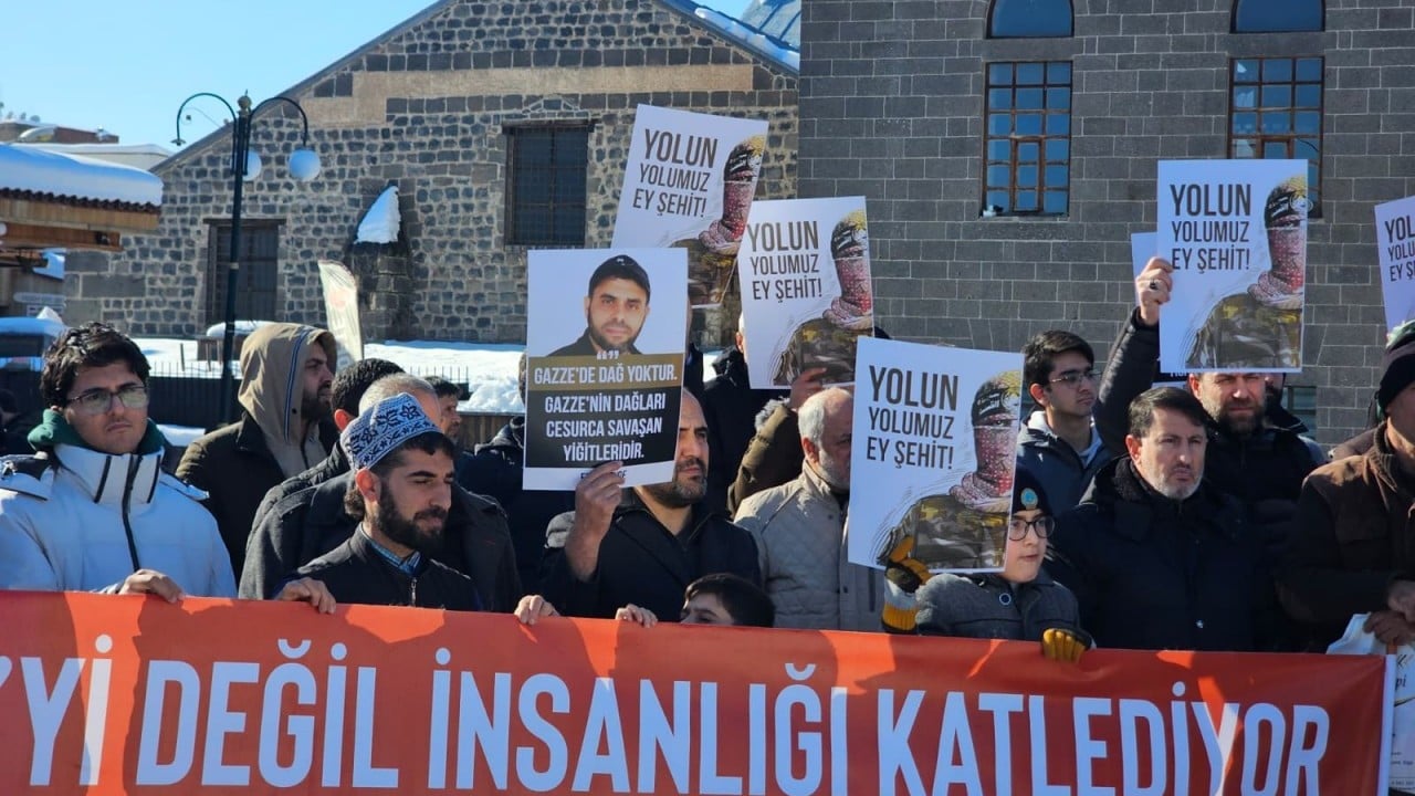 Foto - Diyarbakır'da Ebu Ubeyde için duygusal anma ve basın açıklaması