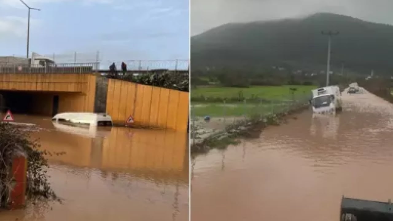 Foto - Diyarbakır'da sağanak felaketi: Dere taştı, ulaşım felç oldu