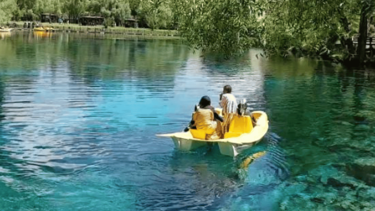 Foto - Doğal akvaryum görenleri mest ediyor! Turkuaz rengi göl, yılların zirvesini yaşadı