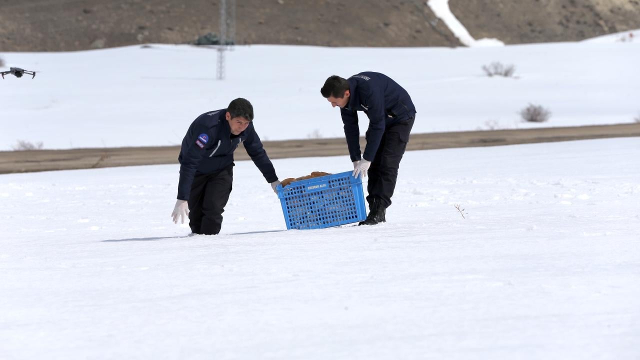 Foto - ‘Doğaya Şefkat Eli Projesi’ ile hem israfı önlüyorlar hem de yaban hayvanlarını besliyorlar
