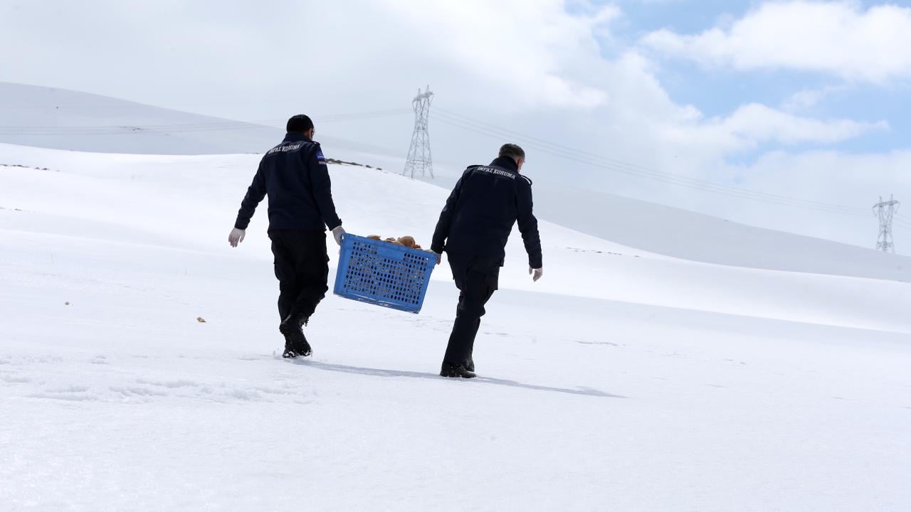 Foto - ‘Doğaya Şefkat Eli Projesi’ ile hem israfı önlüyorlar hem de yaban hayvanlarını besliyorlar