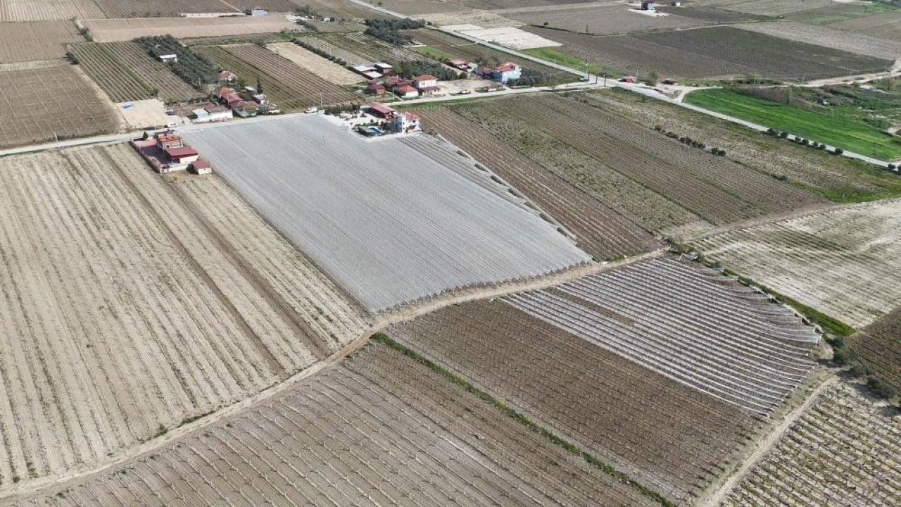 Foto - Dolu ve güneşe karşı tülden kalkan koruması