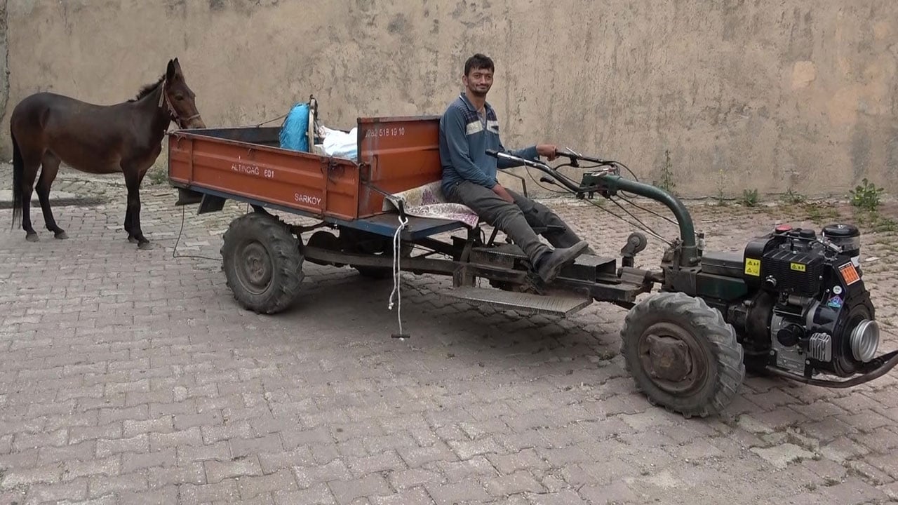Foto - Dostlukları kalpleri yumuşatıyor! Yaylada katır Dost, yolda patpat!
