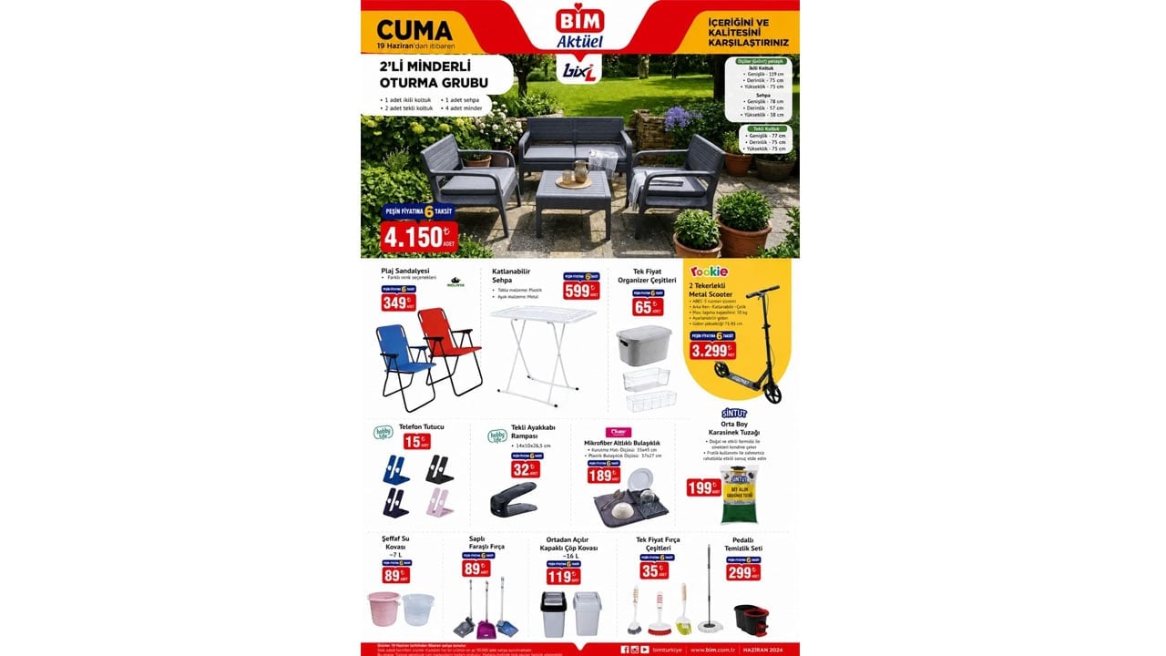 Foto - Drone, ankastre set, kanatsız fan, mini bozdolabı, sprey mop ve daha niceleri! BİM'de 16-19 Haziran 2026 fırsatları teknolojiye doyuracak