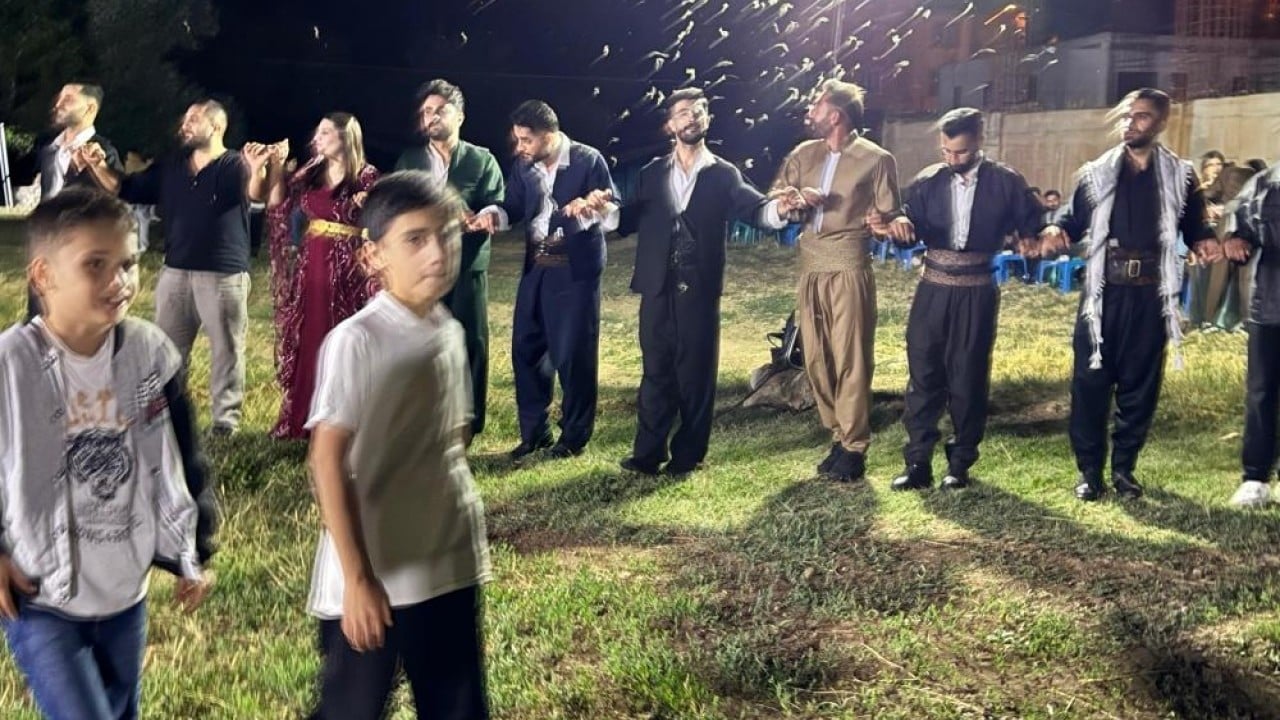 Foto - Düğün alanını istila ettiler Davetliler oturdu kelebekler halay çekti!
