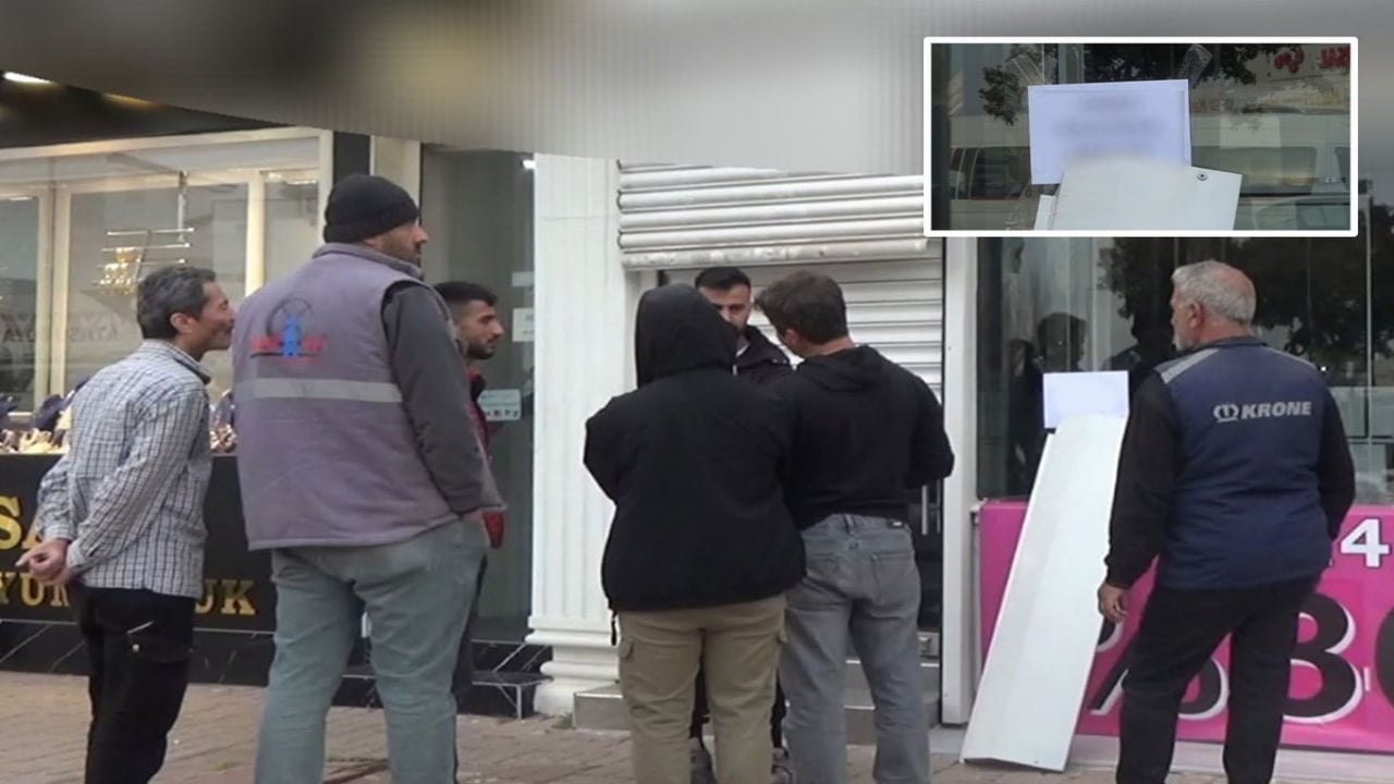 Dükkanın camındaki yazıya inananlar apışıp kaldı! Tam 50 milyon lira buhar oldu