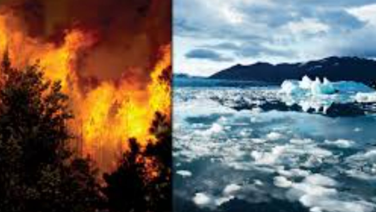 Foto - Dünya kıyameti yaşıyor! Bir taraf donarken, diğer taraf yanıyor: İnsanlık çaresiz