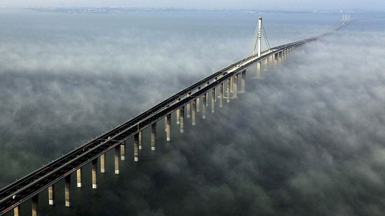Foto - Dünyanın en uzun köprüsü! Tam 164.8 kilometre 