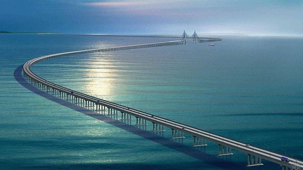 Foto - Dünyanın en uzun köprüsü! Tam 164.8 kilometre 