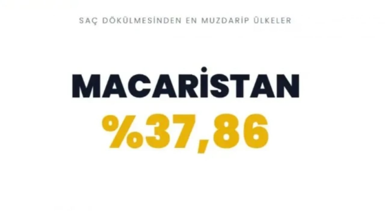 Foto - Dünyanın kellik haritasi belli oldu! Türkiye'de kaç tane kel var!