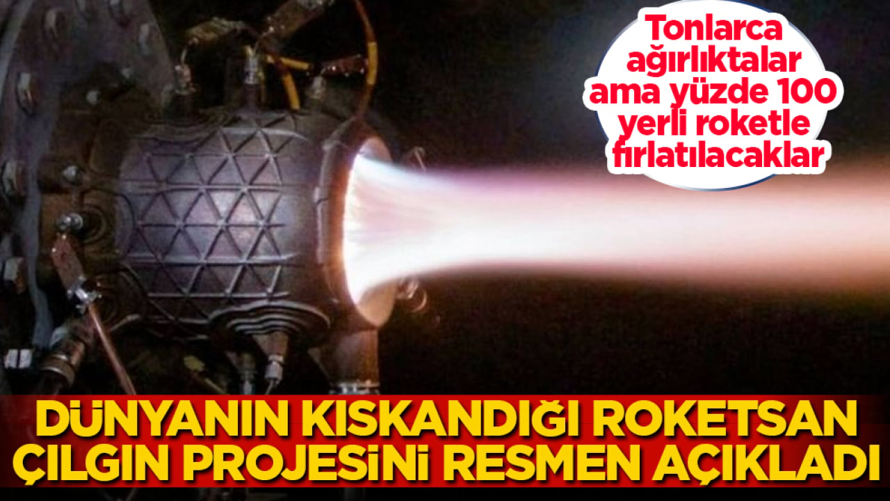 Dünyanın kıskandığı Roketsan çılgın projesini resmen açıkladı! Tonlarca ağırlıktalar, ama yüzde 100 yerli roketle fırlatılacaklar