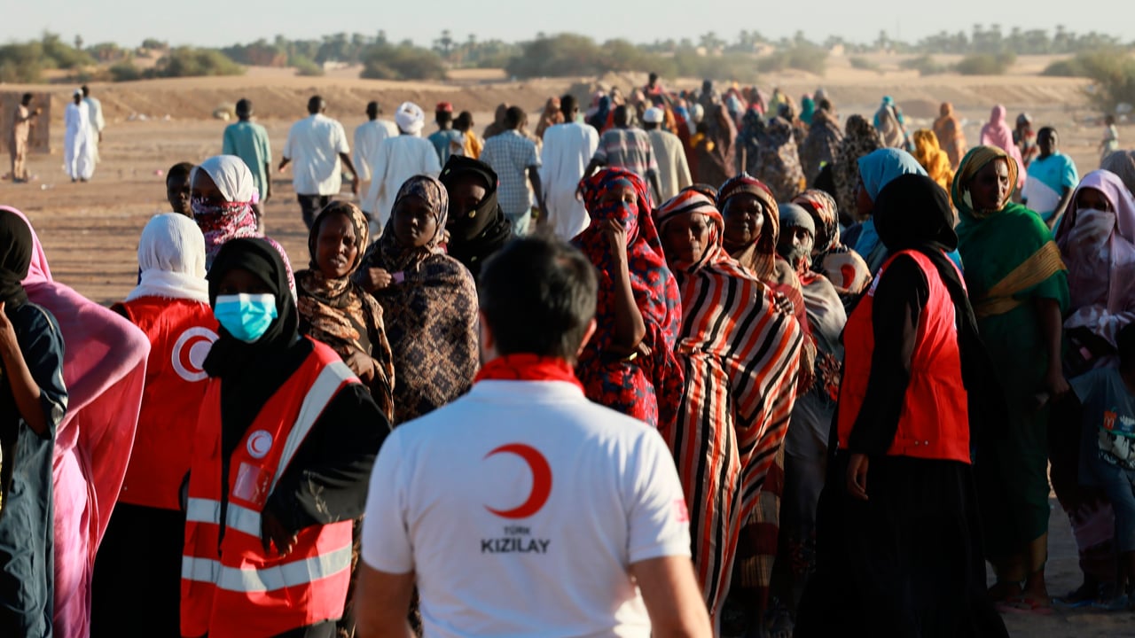 Foto - Dünyanın şefkat eli Türk Kızılay’dan Sudan'daki on binlerce mazluma gıda desteği