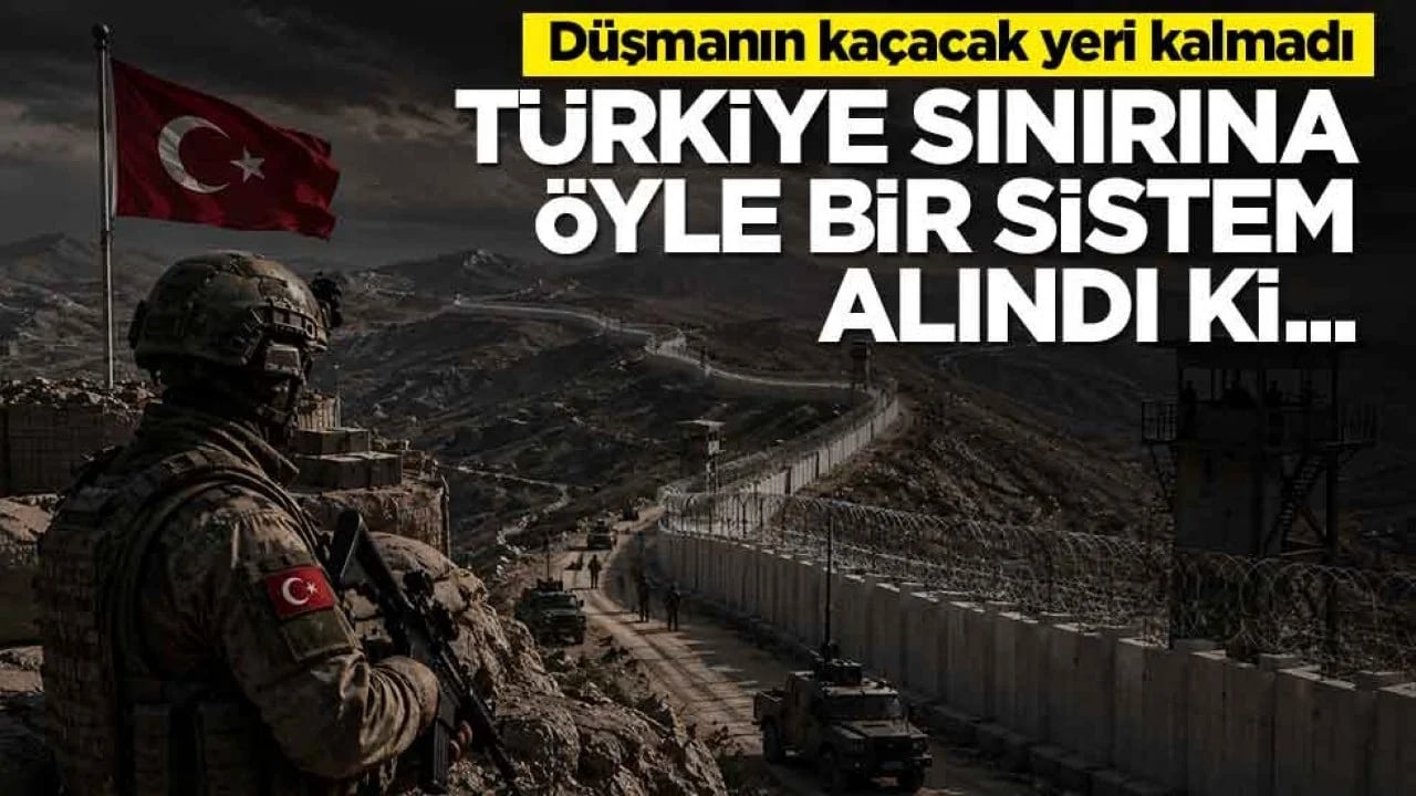 Düşmanın kaçacak yeri kalmadı! Türkiye sınırına öyle bir sistem kurduk ki…