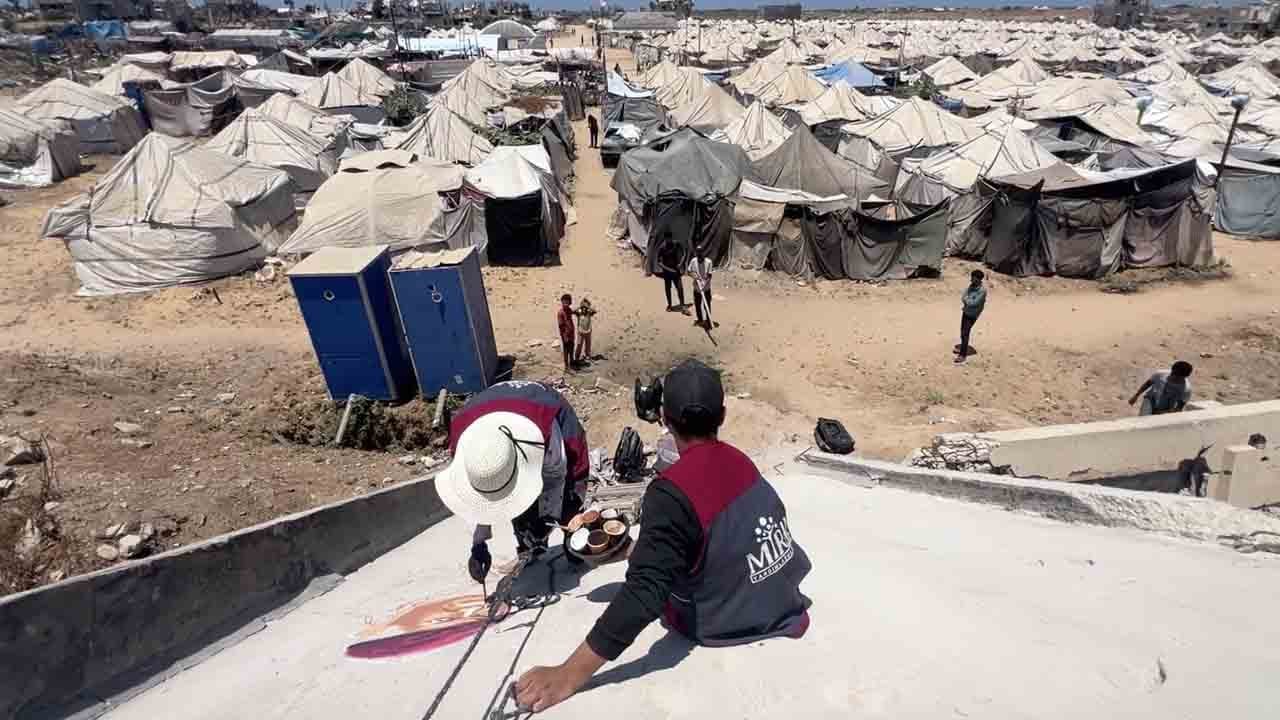 Foto - Duvarlara kazınan kahramanlık: Gazze'den 15 Temmuz'a anlamlı selam