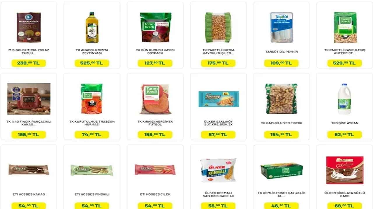 Foto - Duyan Tarım Kredi KOOP Marketlerine koşuyor! 18 Mayıs'a kadar geçerli