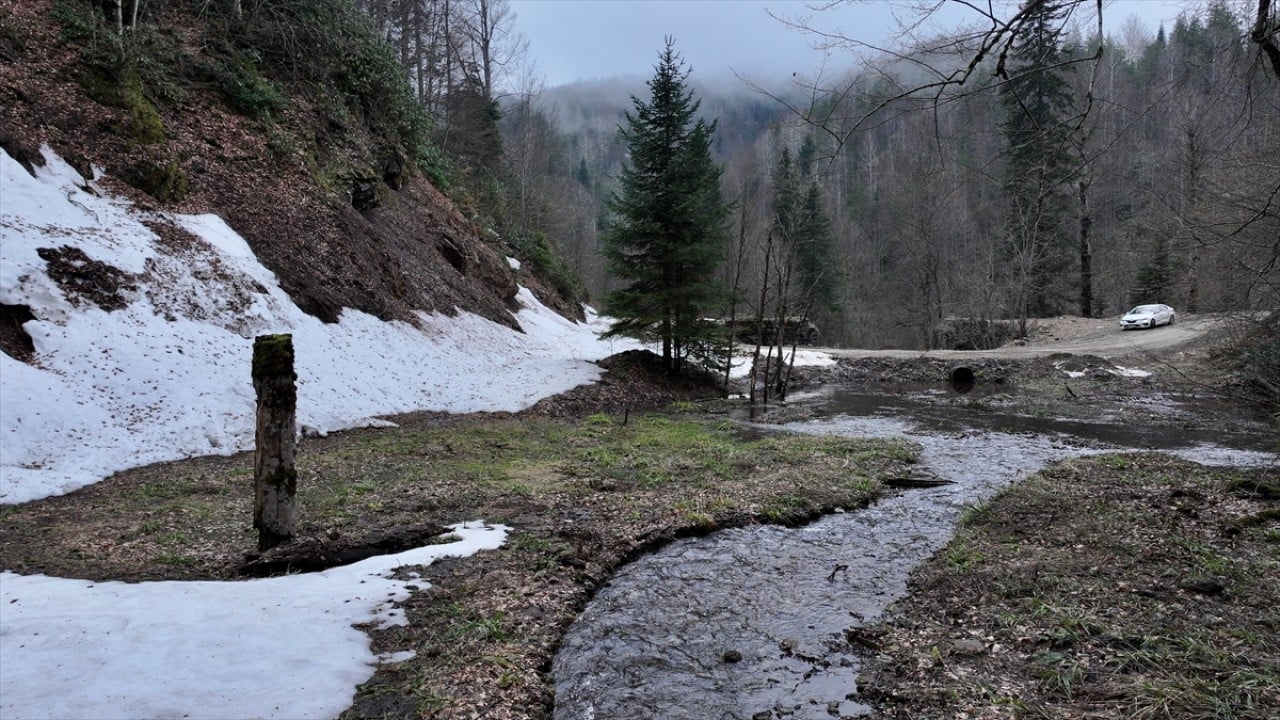 Foto - Düzce'nin yaylalarında kış ve ilkbahar bir arada yaşanıyor