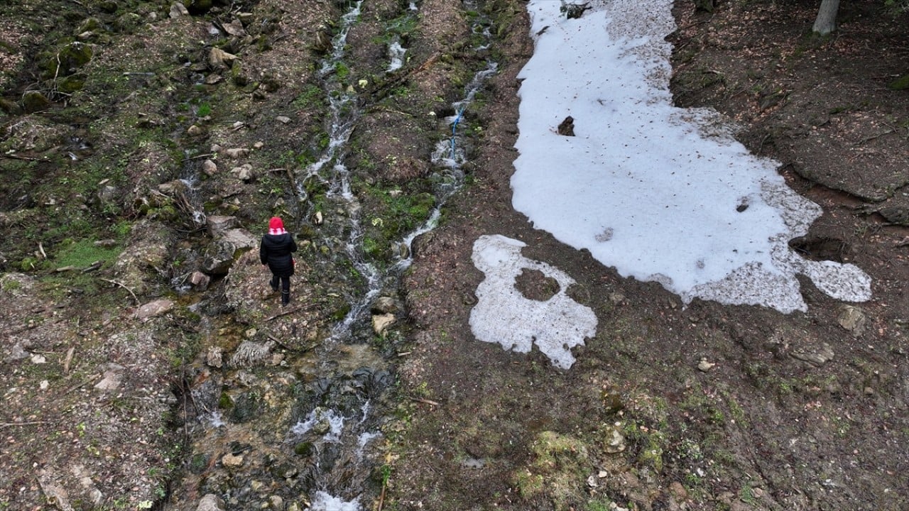 Foto - Düzce'nin yaylalarında kış ve ilkbahar bir arada yaşanıyor
