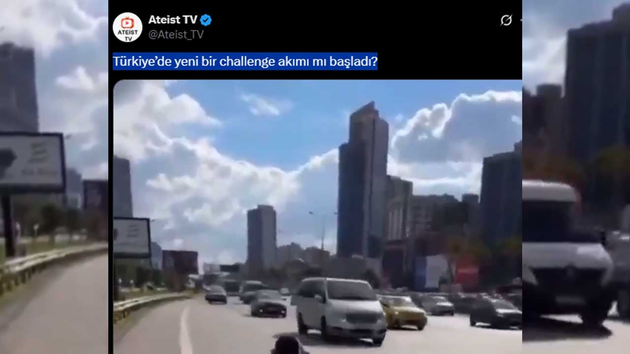 Foto - E-5'te, otoyolda namaz kılanların arkasında kimler var?