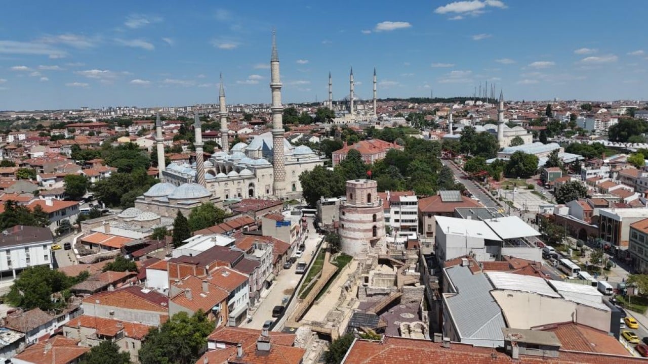 Foto - Edirne’nin gözdesi olacak Makedonya Kulesi yeniden ihtişamlı günlerine dönüyor