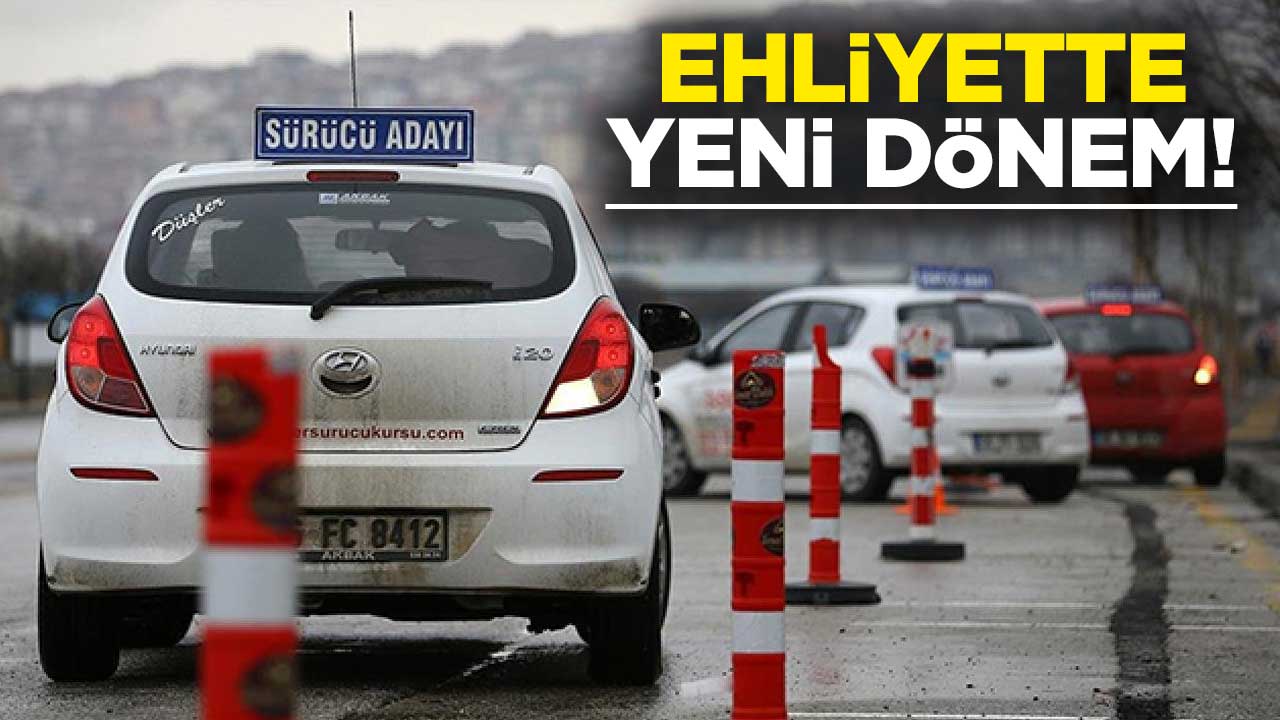 Ehliyette yeni dönem!