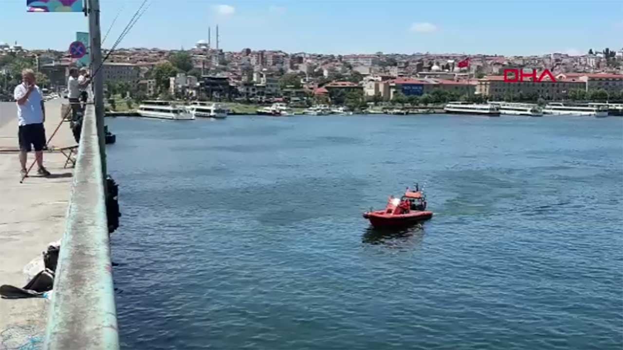 Foto - Ekipler arama çalışması başlattı! Haliç’te feci olay
