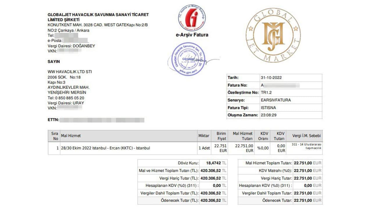 Foto - Ekrem İmamoğlu kullanıyordu! ‘Uçan kerhane’nin faturası ortaya çıktı