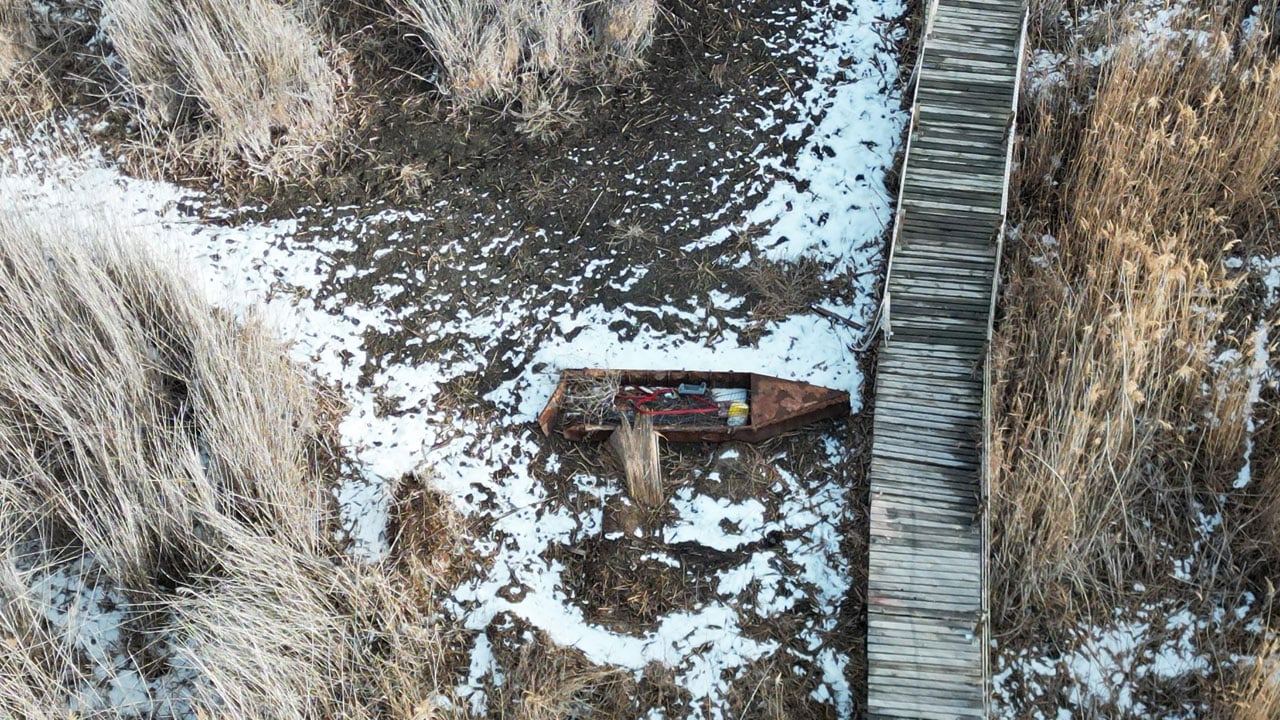 Foto - Eksi 15’i gördü, sazlık dondu! Sultan Sazlığı kışa teslim oldu