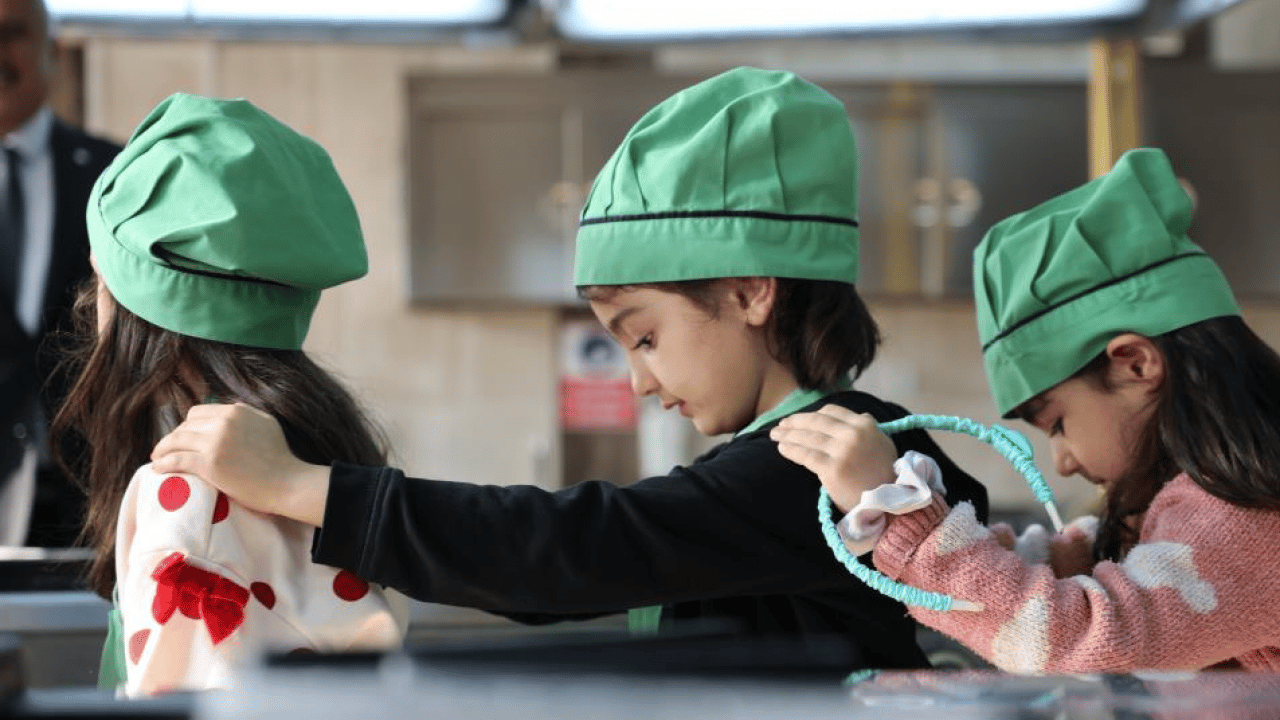 Foto - Elazığ’ın minik şefleri mutfakta: Hayaller hamurla şekillendi