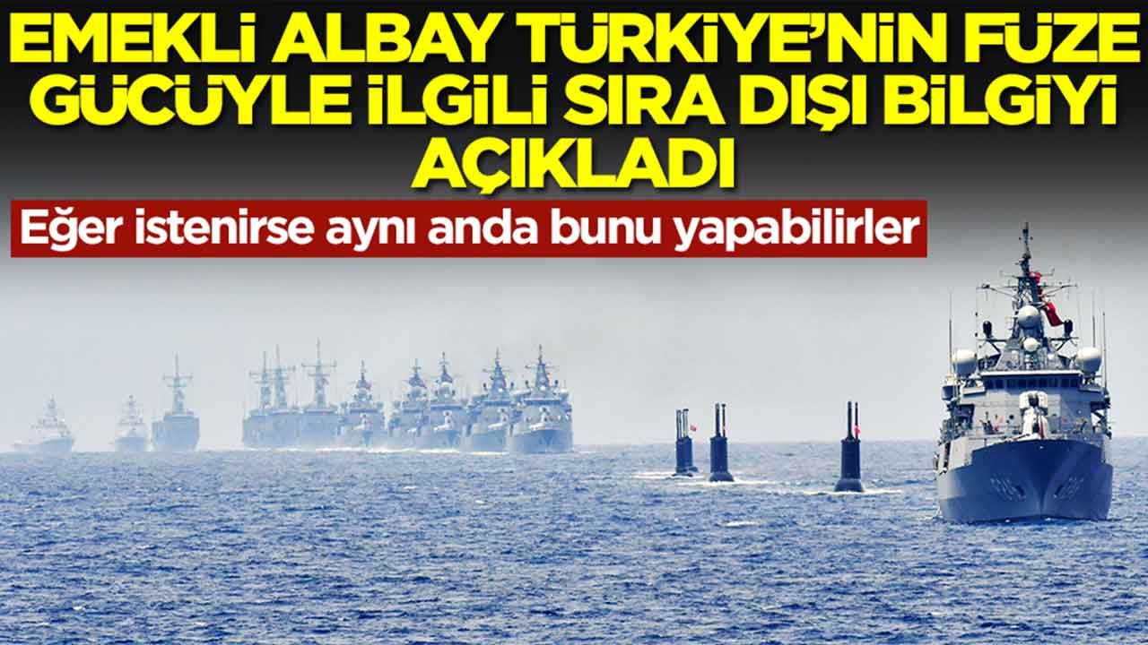 Emekli albay Türkiye'nin füze gücüyle ilgili sıra dışı bilgiyi açıkladı: Eğer istenirse aynı anda bunu yapabilirler