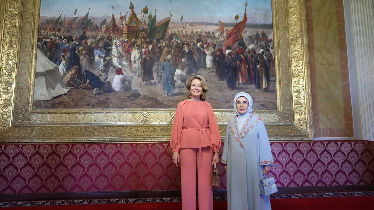 Foto - Emine Erdoğan, Belçika Kraliçesi Mathilde'yle bir araya geldi