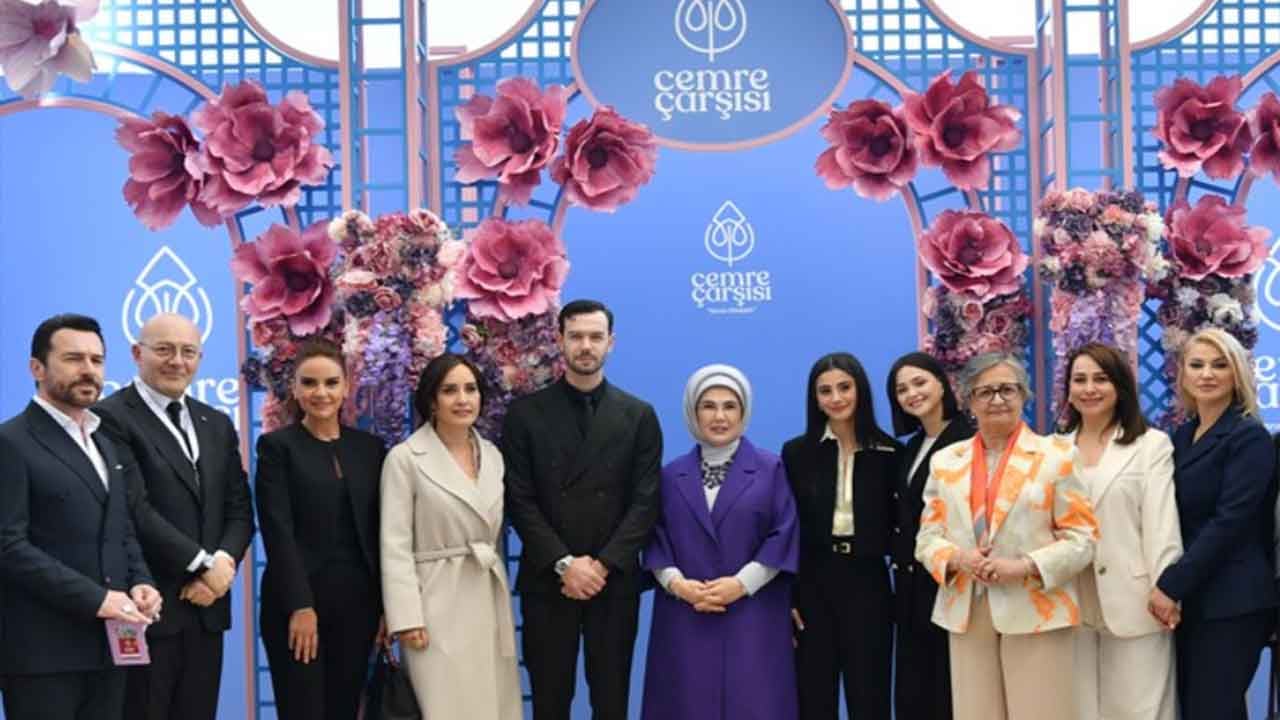Foto - Emine Erdoğan, "Cemre Çarşısı"nın açılışına katıldı