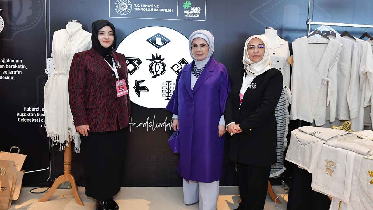 Foto - Emine Erdoğan, "Cemre Çarşısı"nın açılışına katıldı