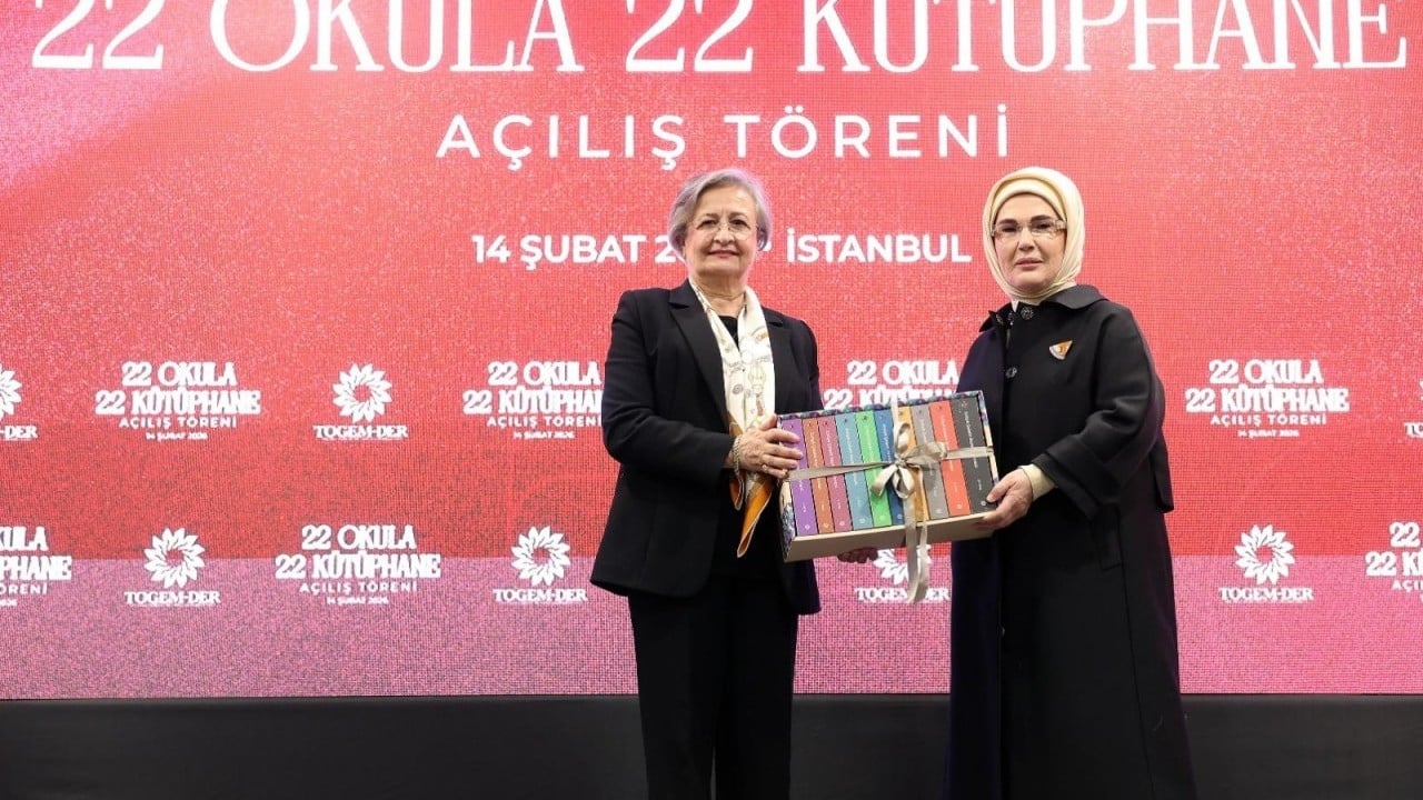 Foto - Emine Erdoğan TOGEM-DER etkinliğinde konuştu: Kütüphane okulların kalbidir, ruhudur, can damarıdır