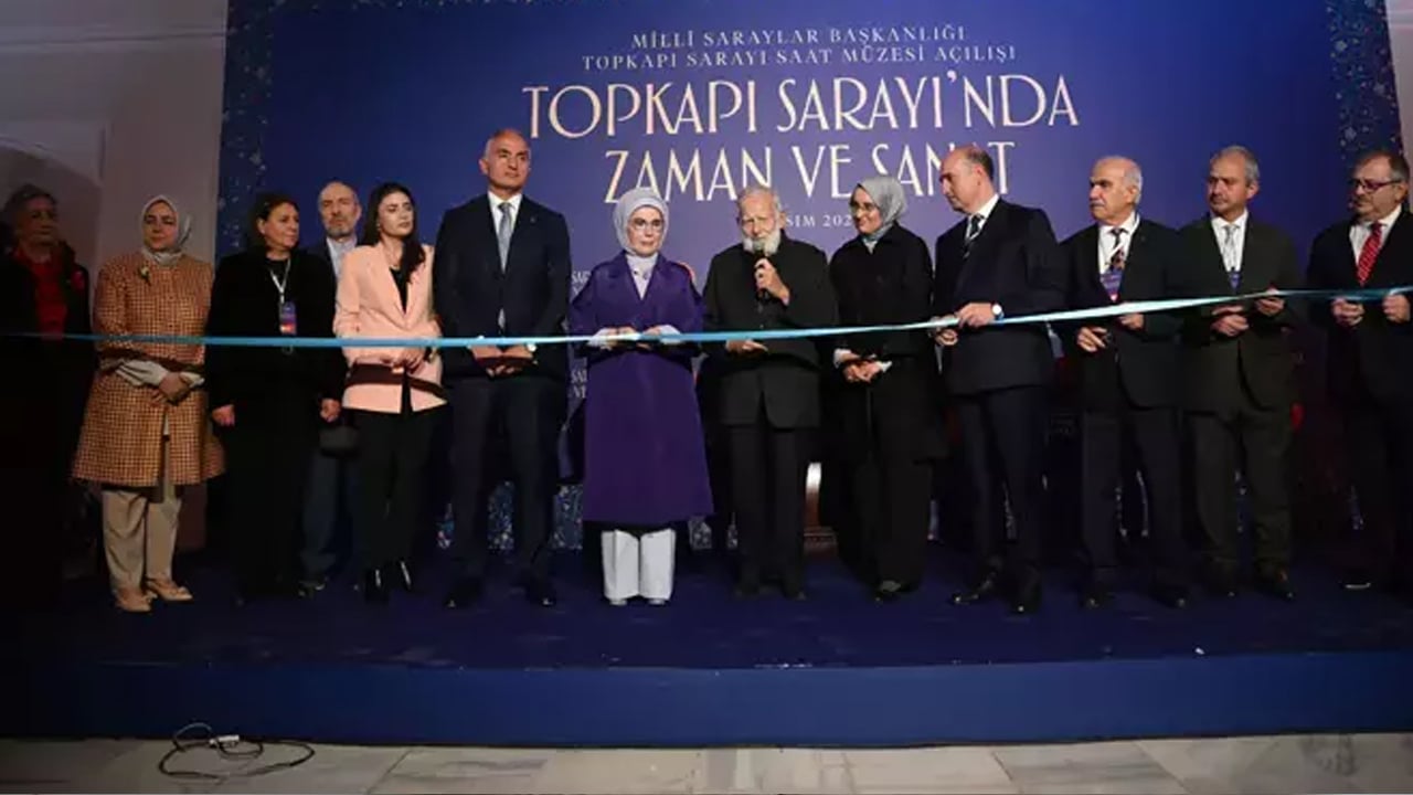 Foto - Emine Erdoğan, Topkapı Sarayı Saat Müzesi'nin açılışına katıldı